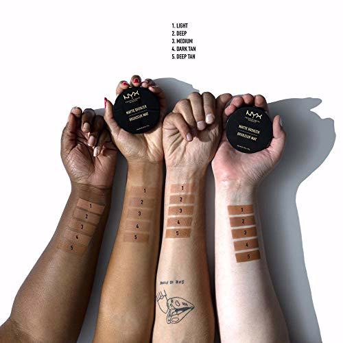 NYX PROFESSIONAL MAKEUP Matte Bronzer, Deep Tan 4