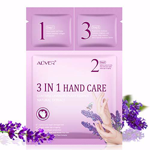 Hand Mask, 3 Pairs Hand Moisturizing Gloves, A 9