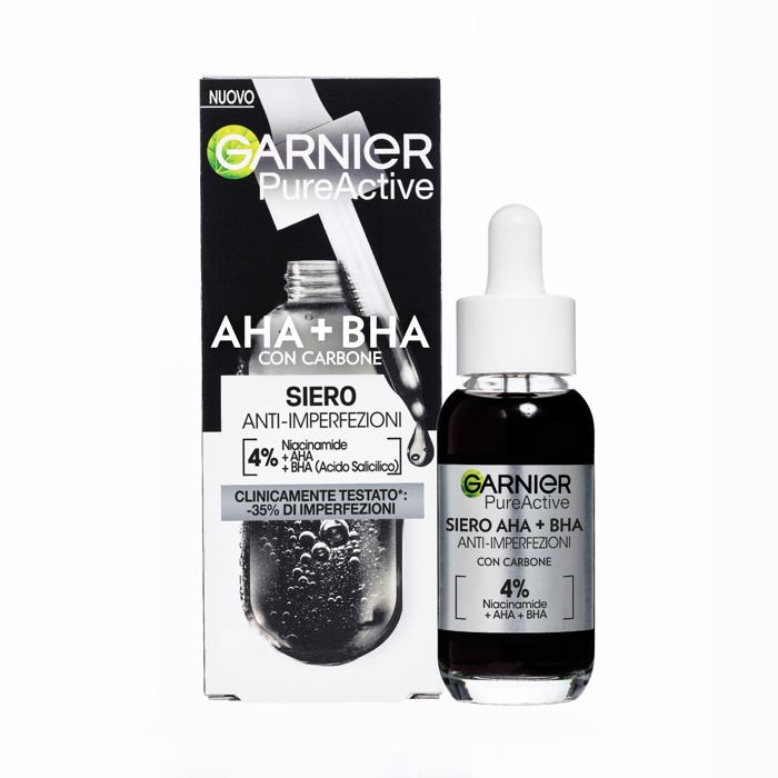 Garnier PureActive Siero AHA+BHA Anti-Imperfezioni 1
