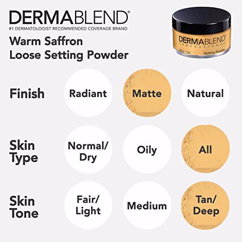 Dermablend Loose Setting Powder Warm Saffron 6