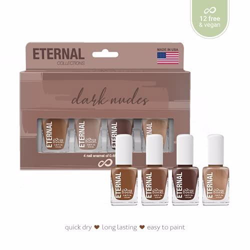 Eternal Collection Nail Polish Set, Dark Nudes 2