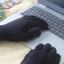 EvridWear Men Moisturizing Cotton Gloves, Small/Medium (6 Pair) black Thumbnail 7