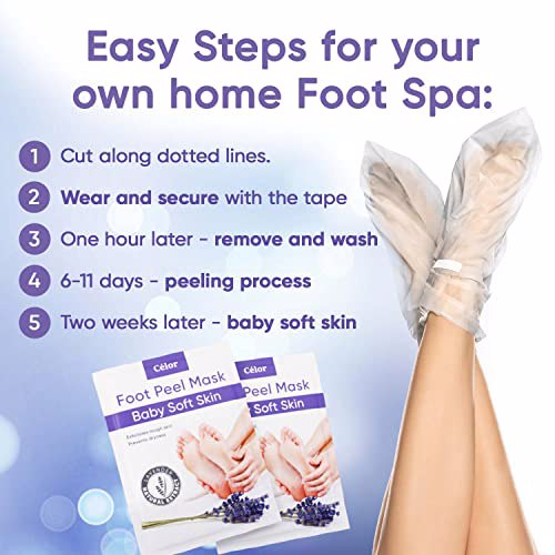 CÉLOR ﻿﻿Foot Peel Mask 3 Pairs 4