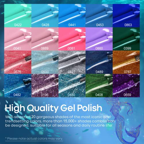 Modelones 33PCS Gel Nail Polish Kit 3