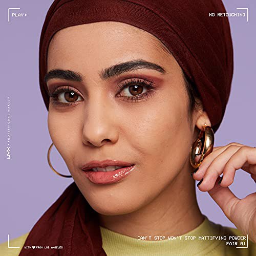 NYX PROFESSIONAL MAKEUP Can't Stop Won't Stop Mattifying Pressed Powder - Fair 4
