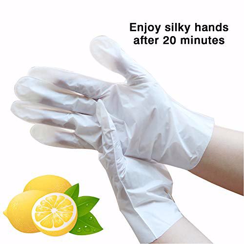 MOND'SUB 5 Pairs Moisturizing Gloves, Lemon mint 7