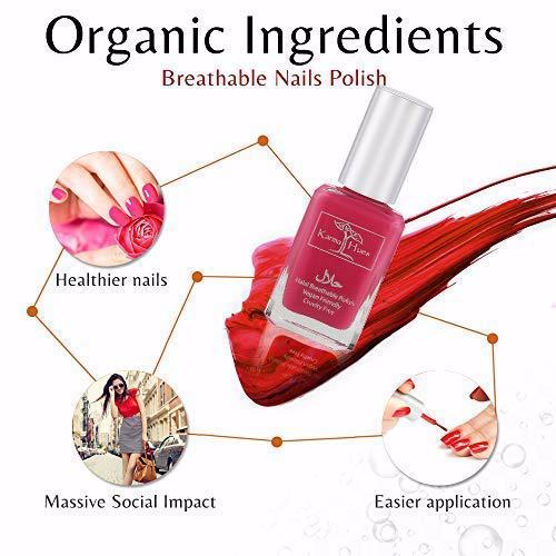 Karma Organic Beautiful Halal Nail Polish Set, Oasis 4