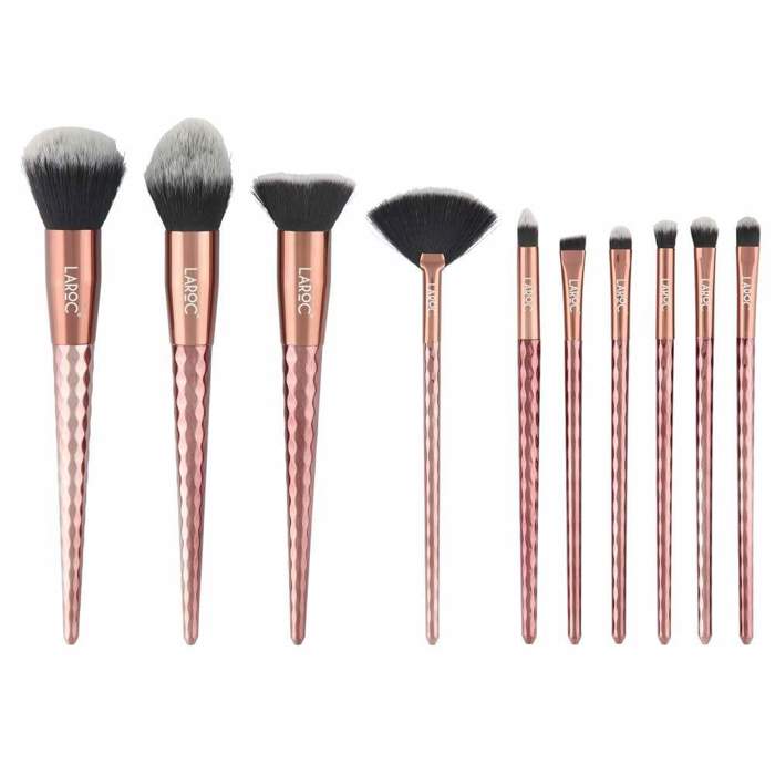 LAROC 10 PIECE DIAMOND BRUSH SET - BRONZE 1