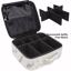 MONSTINA Makeup Train Cases Professional Travel Bag Cosmetic Cases Marble White Thumbnail 4
