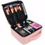 Relavel Travel Makeup Train Case Makeup Cosmetic Organizer Pink Thumbnail 2