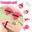 Pimoys 6 Pieces Powder Puff Face Soft Triangle Makeup Rose Red Thumbnail 4