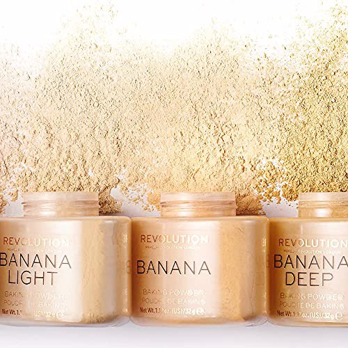 Makeup Revolution Loose Baking Powder, Banana 3
