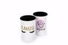 Ceramic Makeup Brush Holder Storage with Cute Sayings 2 pack Thumbnail 3
