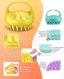 EUHOME Scalp Massager Shampoo Brush, Gray Yellow Thumbnail 6
