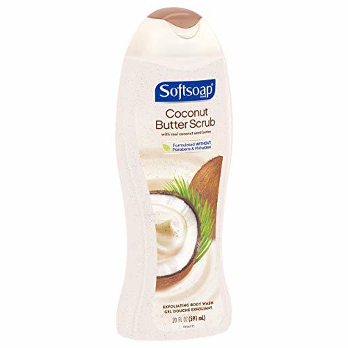 Softsoap Exfoliating Body Wash Scrub Coconut Butter - 20 fluid ounce (4 Pack) 8