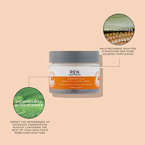 REN Clean Skincare Overnight Glow Dark Spot Sleeping Cream 4
