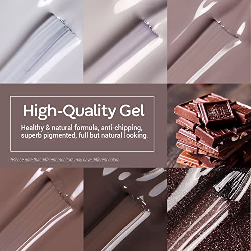Modelones Gel Polish set, A4 Chocolate bar 3