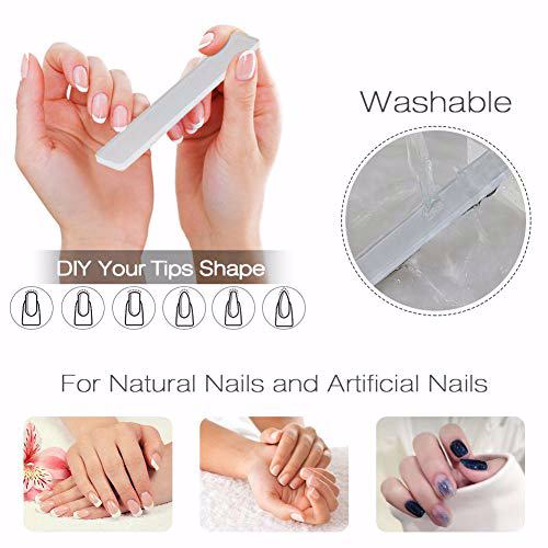 beUakso Premium Upgrade Nano Glass Nail Shine Buffer Nail File 4