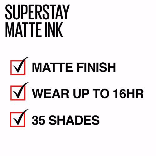 Maybelline New York SuperStay Matte Ink Liquid Lipstick, Romantic 6