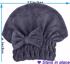 MAYOUTH Microfiber Hair Drying Towels Head wrap 2 Gray+ Darkgrey Thumbnail 2