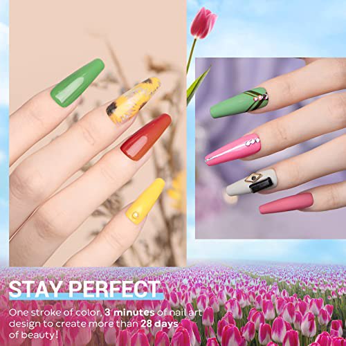 MEFA Gel Nail Polish Set, C-Bright Sunshine 2