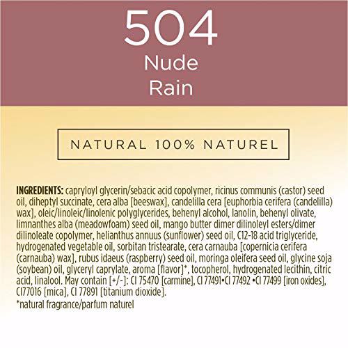 Burt's Bees 100% Natural Glossy Lipstick Nude Rain 8