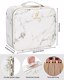 Relavel Travel Makeup Train Case Cosmetic Organizer with Adjustable Dividers Thumbnail 4