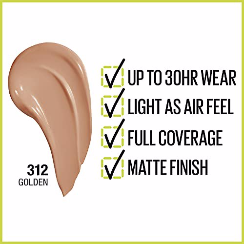 Maybelline Super Stay Full Coverage Liquid Foundation Golden 2