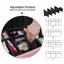Relavel Travel Makeup Train Case Makeup Cosmetic Case Organizer Pink Thumbnail 4