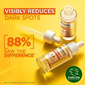 Garnier Skin Naturals Glow and Anti-dark spots Brightening Serum, 30ml 2