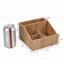 MobileVision Bamboo Makeup Organizer Cosmetics Caddy Holder Thumbnail 2