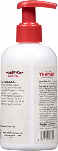 THAYERS Rose Petal Restorative Body Balm, Moisturizing Body Lotion 3