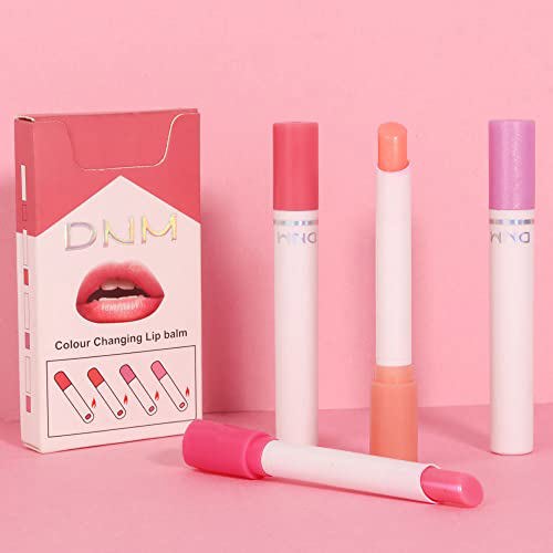 BINGBRUSH 4 Pcs Smoke Pipe Color Changing Lipstick PH 7