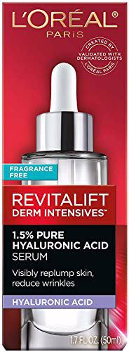 L’Oreal Paris 1.5% Pure Hyaluronic Acid Serum, 1.7 Fl Oz 2