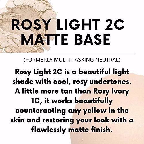 Everyday Minerals Rosy Light 2C Matte Base Natural Mineral Makeup Foundation  2