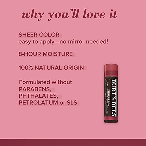 Burt's Bees Lip Balm Stocking Stuffer Red Dahlia 7