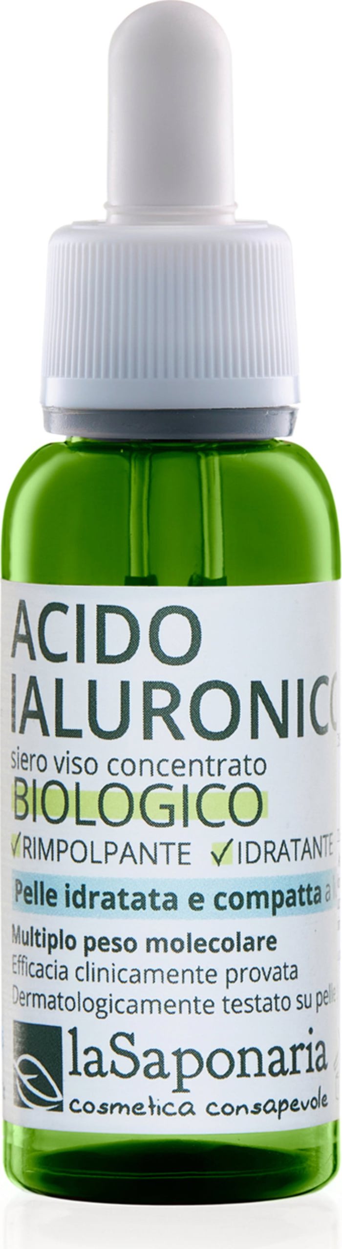 La Saponaria Attivi Puri Acido Ialuronico Multiplo Peso Molecolare 30 ml