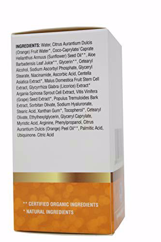 GGC Naturals Vitamin C Cream with Hyaluronic Acid, Vitamin E 3