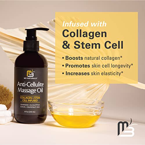 M3 Naturals Anti Cellulite Massage Oil Infused  5