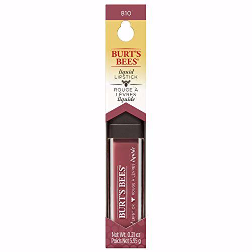 Burt's Bees 100% Natural Moisturizing Liquid Lipstick, Flushed Petal 11