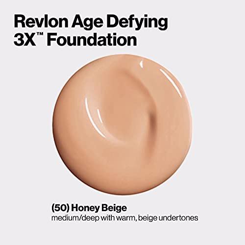 Revlon Age Defying 3X Makeup Foundation 050 Honey Beige 3