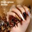 Modelones Gel Nail Polish Set 6 Colors Black Gold Glitter Thumbnail 5