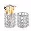Feyarl 2pcs Crystal Makeup Brush Holder Silver Bling Handcrafted Comb Brush Thumbnail 1