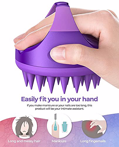 EUHOME Scalp Massager Shampoo Brush 4
