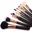 Zoreya Premium Travel makeup brushes set, A-Black Thumbnail 3