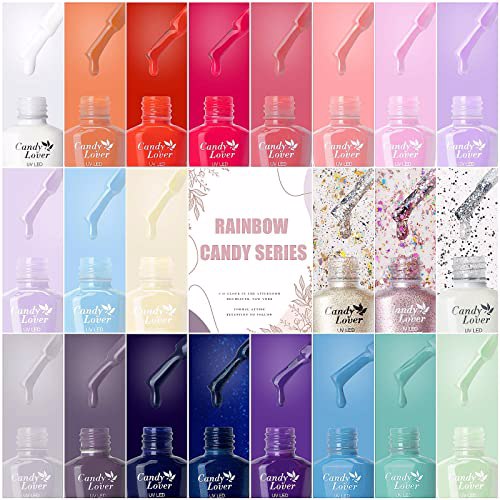 Candy Lover 25PCS Gel Nail Polish Kit 2