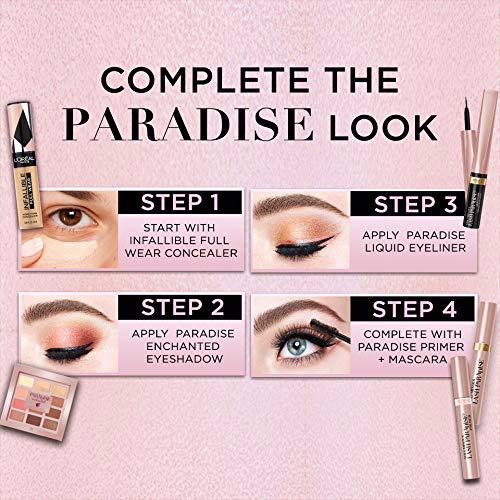 L'Oreal Paris Voluminous Makeup Lash Paradise Mascara Black Brown 9