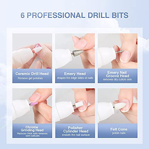 TOUCHBeauty Electric Nail Drill Machine with Case 3