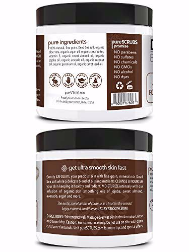 pureSCRUBS Premium Organic Body Scrub Set Large COCONUT 2