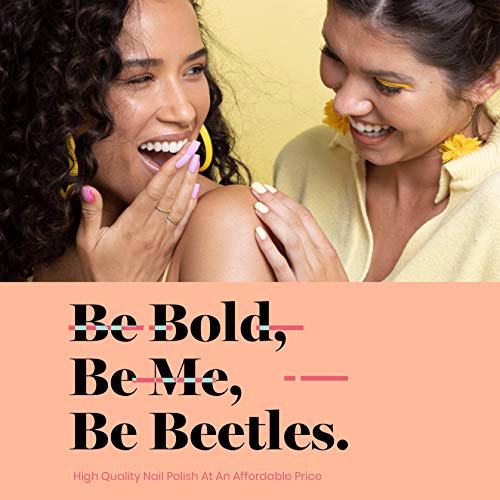 Beetles Burgundy Red Gel Nail Polish Set, Raspberry Sorbet 8